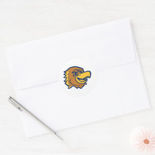 Marquette Golden Eagles Logo Design Classic Round Sticker