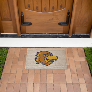 Marquette Golden Eagles Logo Design Fiber Doormat
