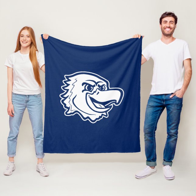 Marquette Golden Eagles Logo Design Fleece Blanket (In Situ)