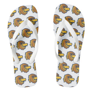 Marquette Golden Eagles Logo Design Flip Flops
