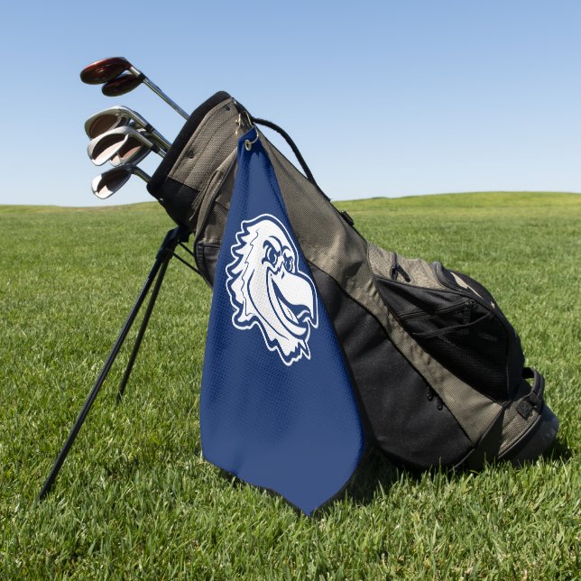 Marquette Golden Eagles Logo Design Golf Towel (Green)