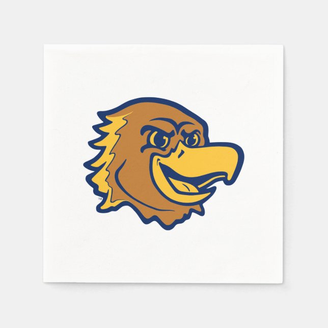 Marquette Golden Eagles Logo Design Napkins (Front)
