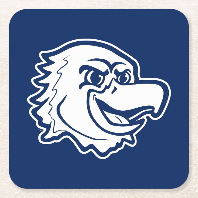 Marquette Golden Eagles Logo Design Square Paper Coaster (Front)