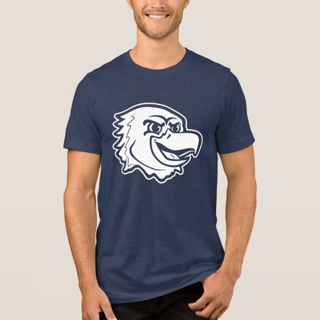 Marquette Golden Eagles Logo Design Tri-Blend Shirt (Front)