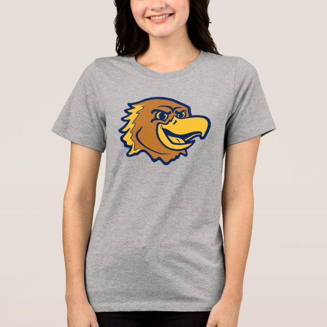 Marquette Golden Eagles Logo Design Tri-Blend Shirt (Front)