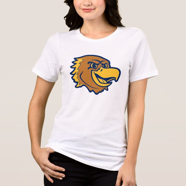 Marquette Golden Eagles Logo Design Tri-Blend Shirt (Front)