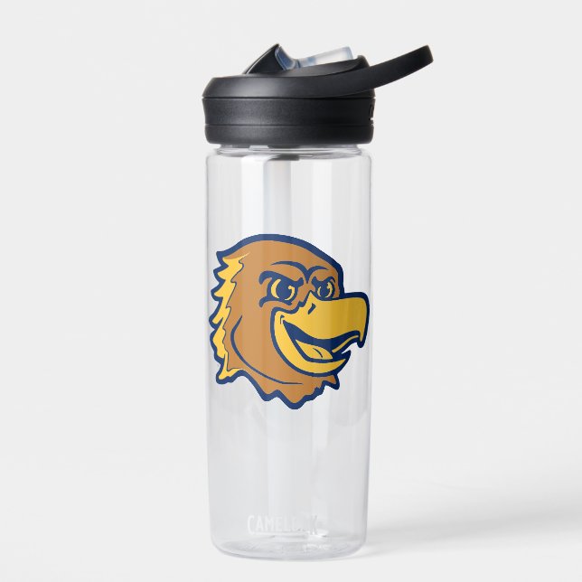 Marquette Golden Eagles Logo Design Water Bottle (Left)