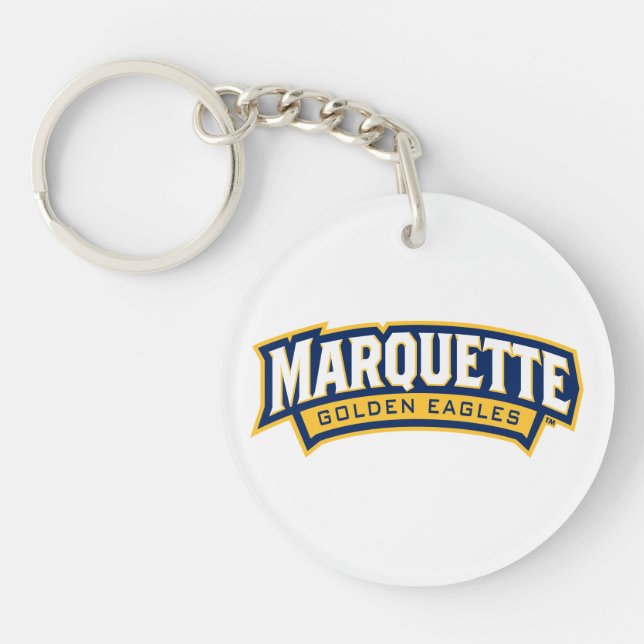 Marquette Golden Eagles Logo Keychain (Front)