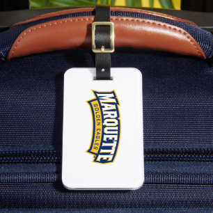 Marquette Golden Eagles Logo Luggage Tag