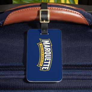 Marquette Golden Eagles Logo Luggage Tag