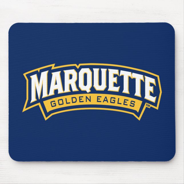 Marquette Golden Eagles Logo Mouse Pad (Front)