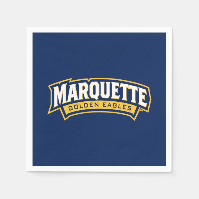 Marquette Golden Eagles Logo Napkins (Front)