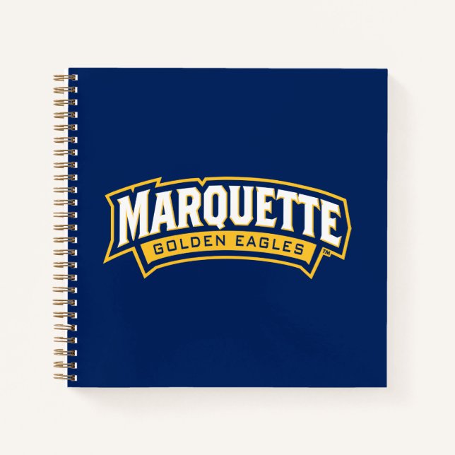 Marquette Golden Eagles Logo Notebook (Front)