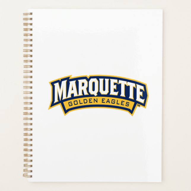 Marquette Golden Eagles Logo Planner (Front)