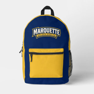 Marquette Golden Eagles Logo Printed Backpack