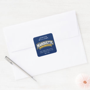 Marquette Golden Eagles Logo Square Sticker