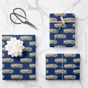 Marquette Golden Eagles Logo Wrapping Paper Sheets