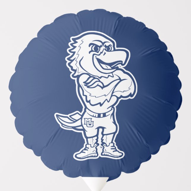 Marquette Golden Eagles Mascot Design Balloon (Front)