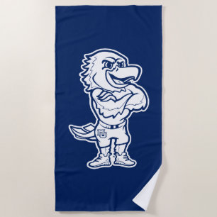 Marquette Golden Eagles Mascot Design Beach Towel