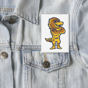 Marquette Golden Eagles Mascot Design Button