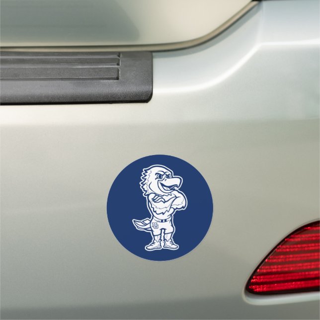 Marquette Golden Eagles Mascot Design Car Magnet (In Situ)