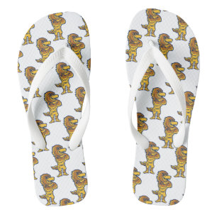 Marquette Golden Eagles Mascot Design Flip Flops