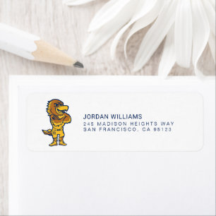 Marquette Golden Eagles Mascot Design Label