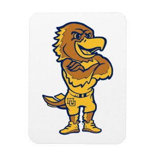 Marquette Golden Eagles Mascot Design Magnet