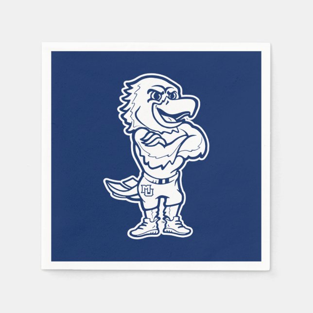 Marquette Golden Eagles Mascot Design Napkins (Front)