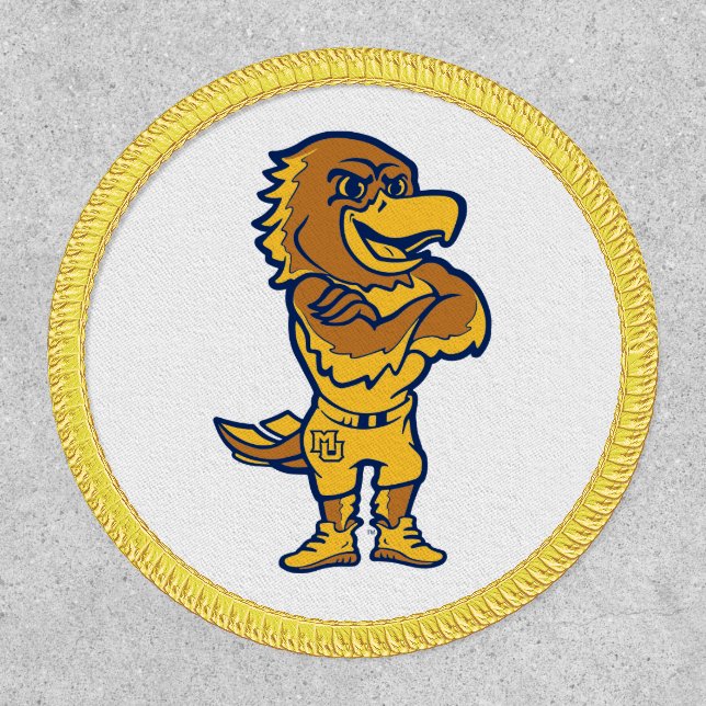 Marquette Golden Eagles Mascot Design Patch (Front)