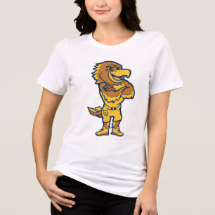 Marquette Golden Eagles Mascot Design Tri-Blend Shirt