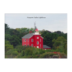 Marquette Harbor Lighthouse acrylic wall art
