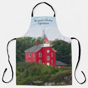 Marquette Harbor Lighthouse apron