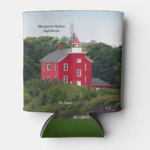 Marquette Harbor Lighthouse can cooler