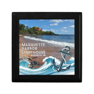 Marquette Harbor Lighthouse, Marquette, MI Gift Box