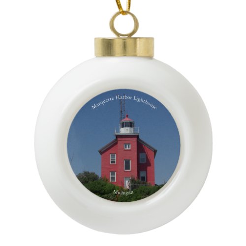 Marquette Harbor Lighthouse ornament