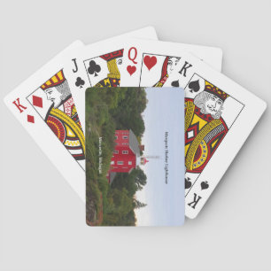 Marquette Harbor Lighthouse water playing cards
