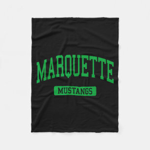 Marquette high school hs chesterfield mo varsity fleece blanket