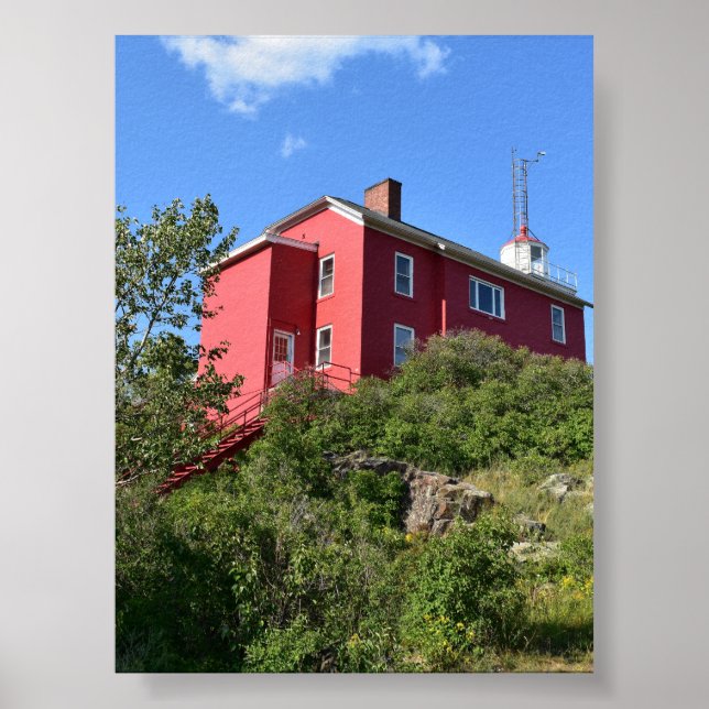 Marquette Lighthouse - aka Big Red Poster (Front)