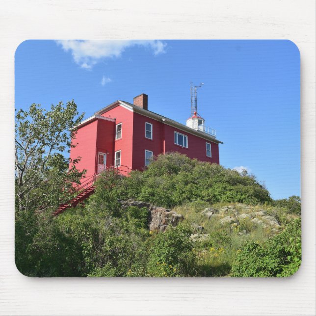 Marquette Lighthouse Mouse Pad (Front)