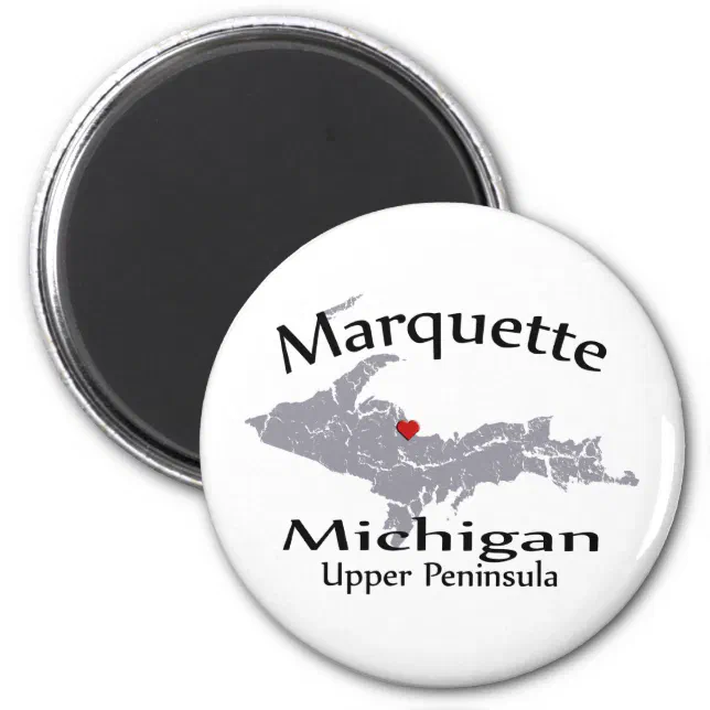 Michigan button magnets