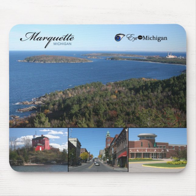 Marquette, Michigan Mouse Pad (Front)