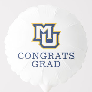 Marquette MU Interlocking Logo Graduation Balloon