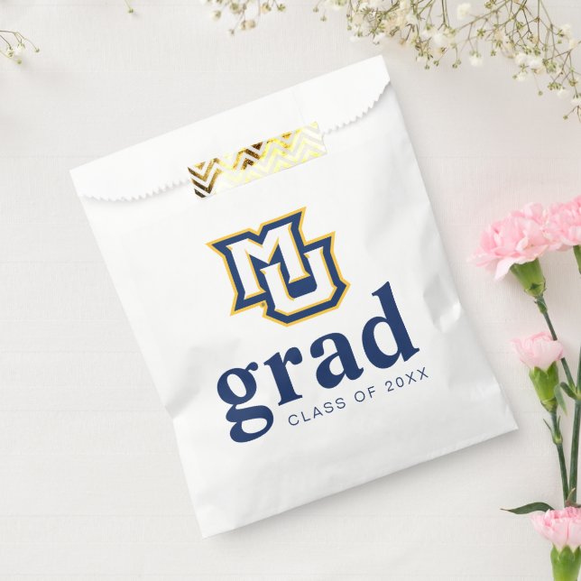 Marquette MU Interlocking Logo Graduation Favor Bag (Sealed)
