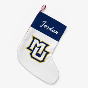 Marquette MU Interlocking Logo Holiday Small Christmas Stocking