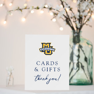 Marquette MU Logo Wordmark Graduation Foam Board
