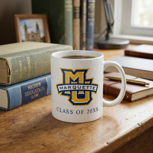Marquette MU Logo Wordmark Graduation Giant Coffee Mug