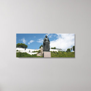 Marquette Statue, Mackinac Island, Michigan Canvas Print