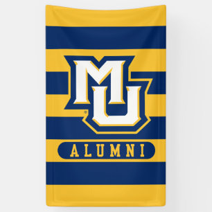Marquette University Alumni Stripes Banner