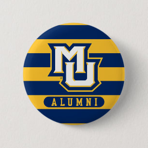 Marquette University Alumni Stripes Button